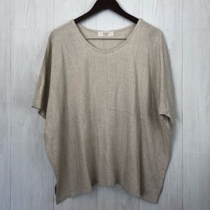 NWOT | Soojun Linen Dolman Sleeve Top